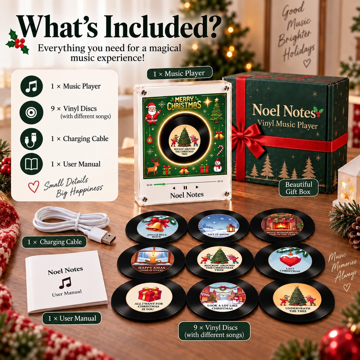 Noel Notesl™ — NFC Christmas Music Noel Notes Player Gift Set