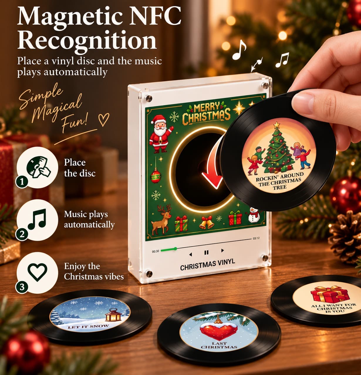 Noel Notesl™ — NFC Christmas Music Noel Notes Player Gift Set